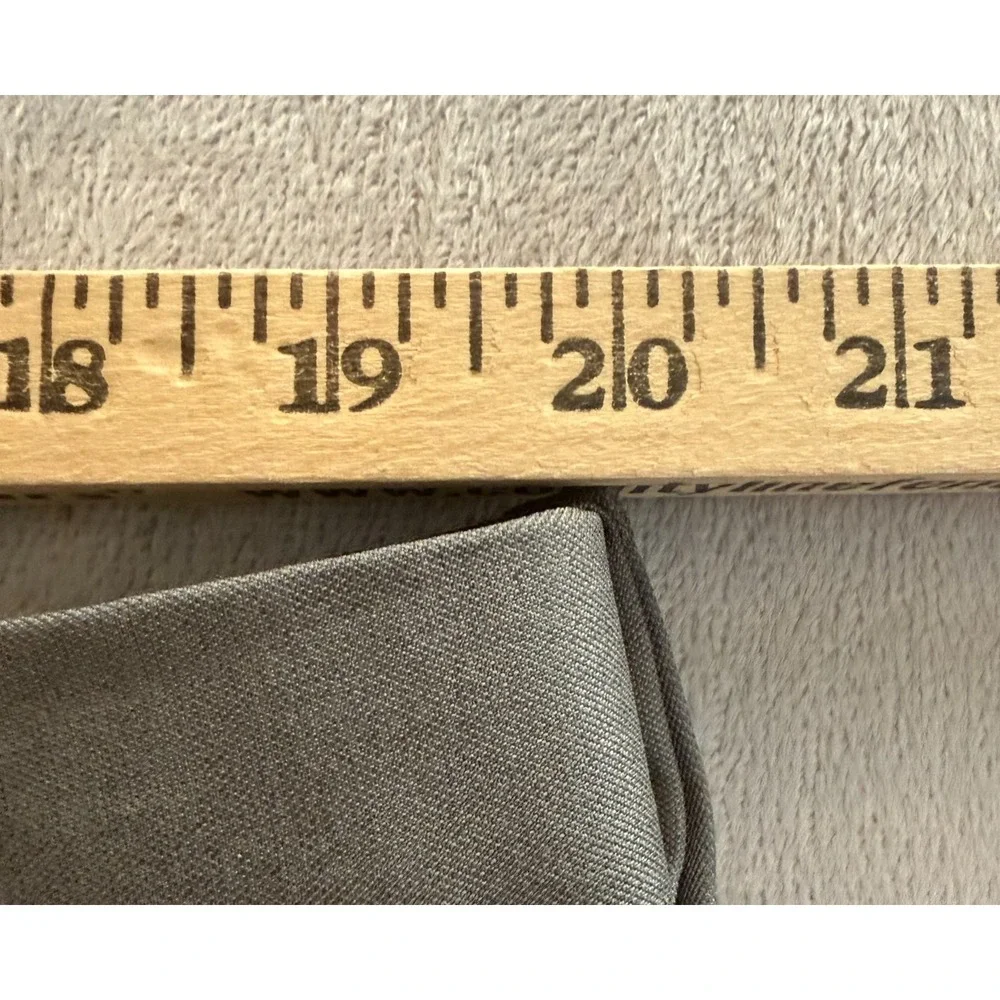 NEW! Haggar Dress Pants Mens 40x 30 Gray Stretch Classic Fit No Iron Flat Front